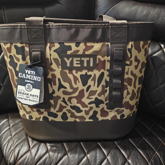 YETI Brown Camo Duffel Bag